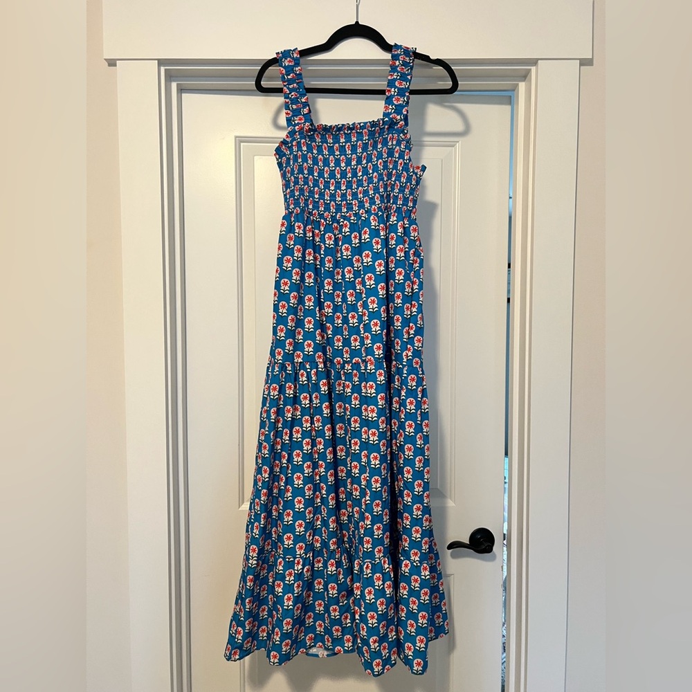 Floral Blue Dress